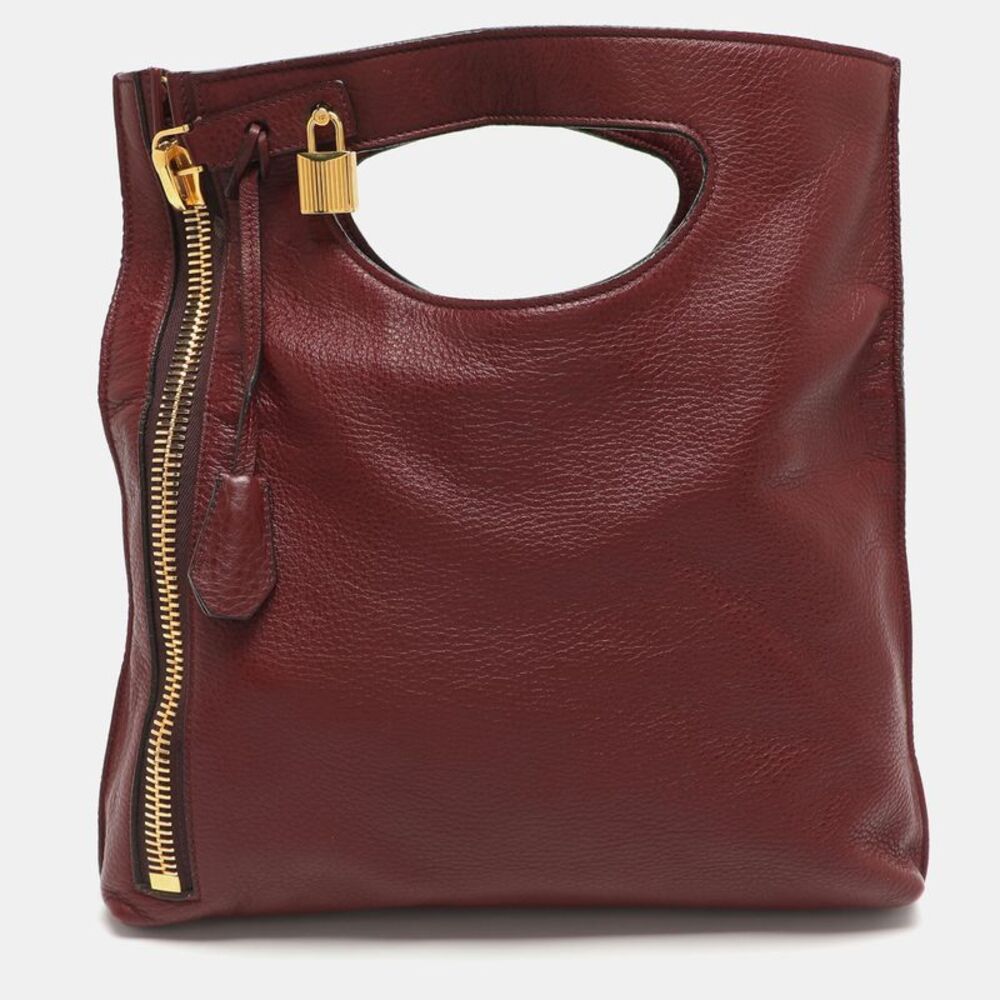 Tom Ford Alix Red Leather Shoulder Bag
